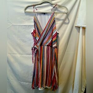 EUC Staccato faux wrap sundress
